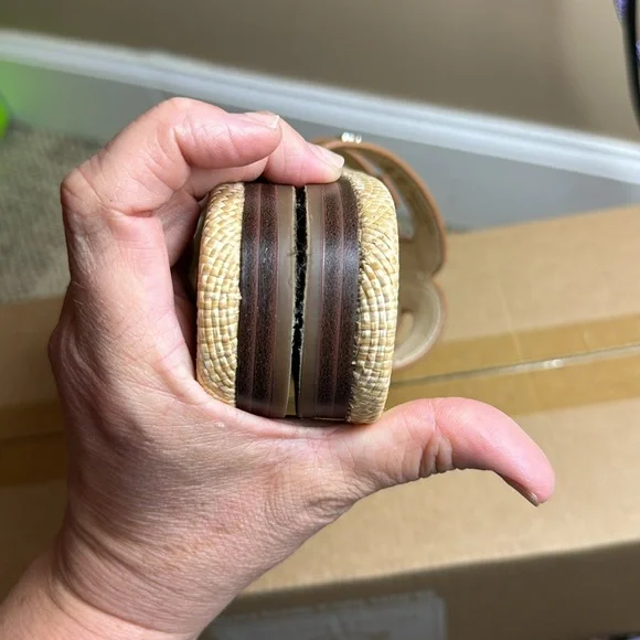 Sam Edelman • Women's Bay Slide Sandal • Bleached Beechwood Multi • Size 8.5 - Picture 8 of 16